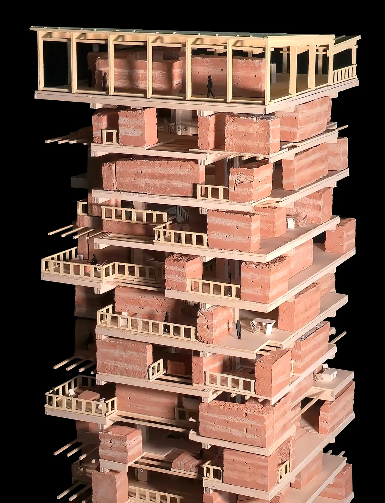 The upper storeys of Tierra Tower